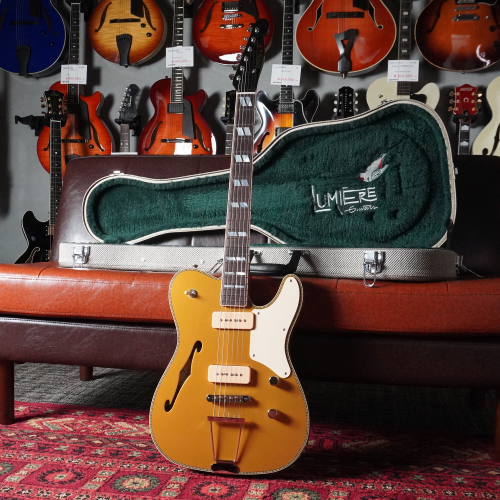 Lumiere Guitars Custom T-Hollowed Gold Top w/ P-90 