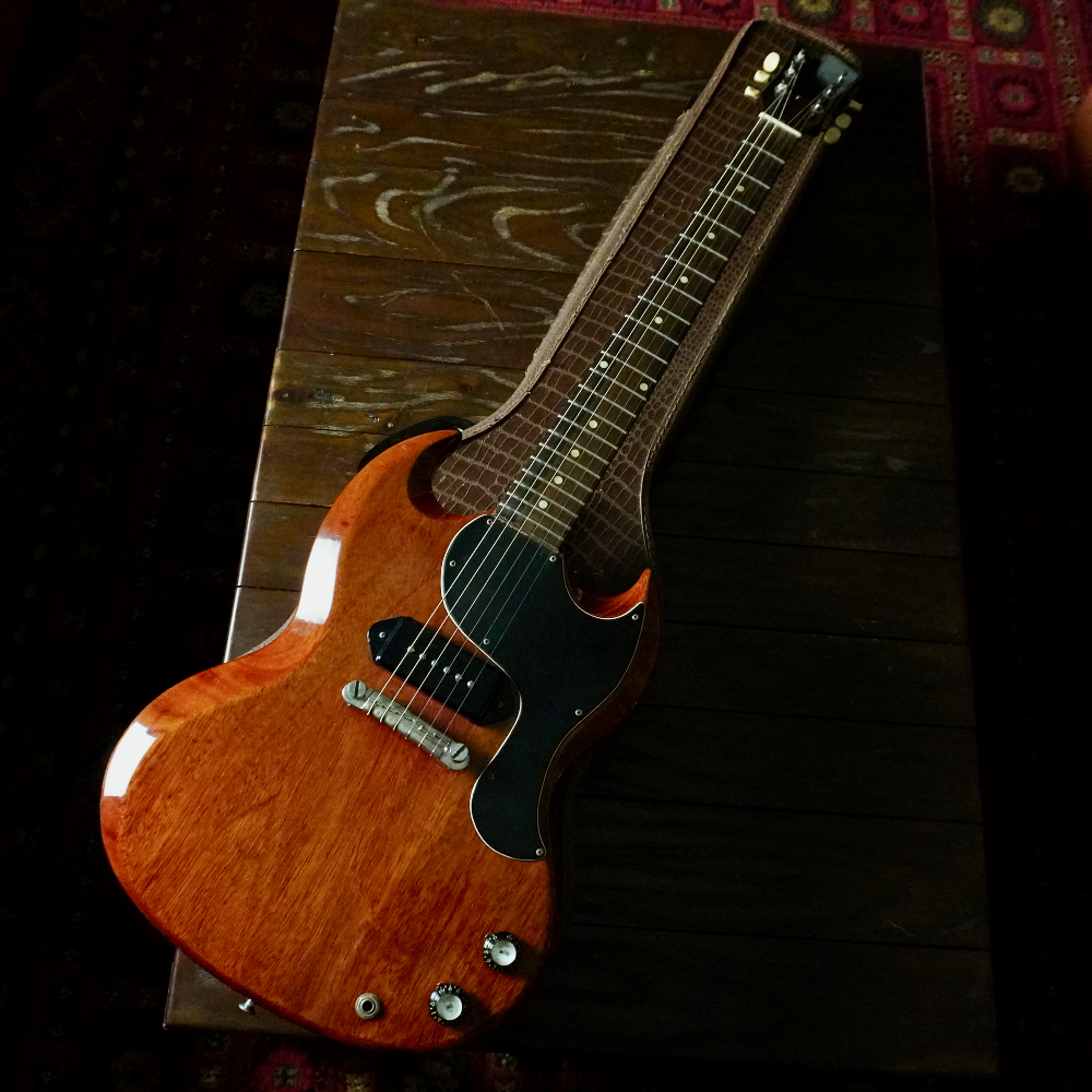Gibson 1964 SG Junior Cherry Red w/Chipboard Case