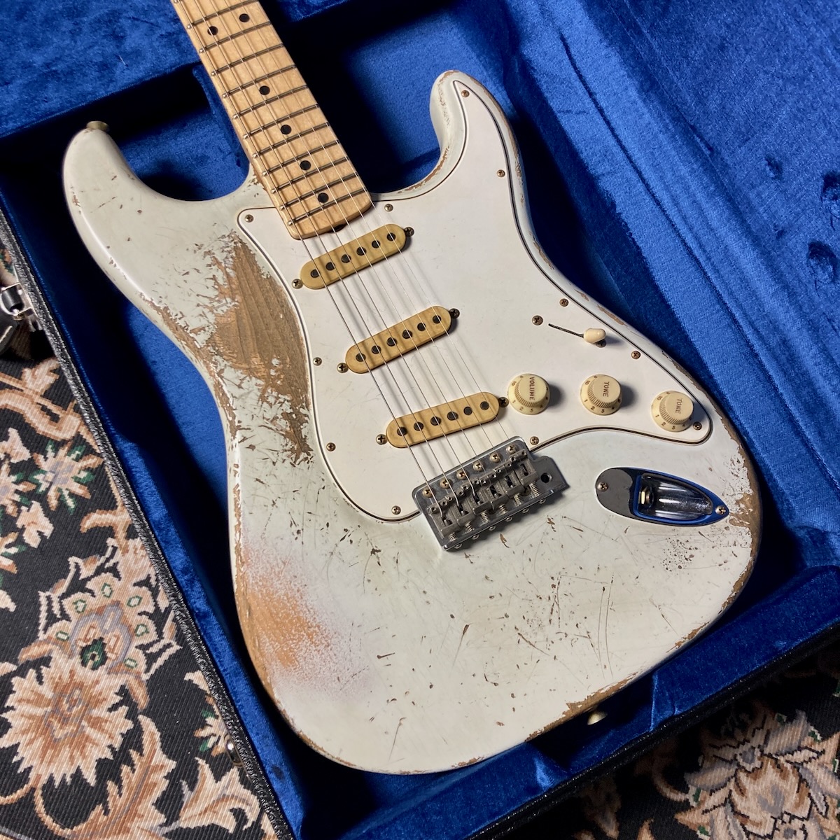 Fender Custom Shop Master Built Series '69 Stratocaster OLP White Heavy Relic Jason Smith BACK_S