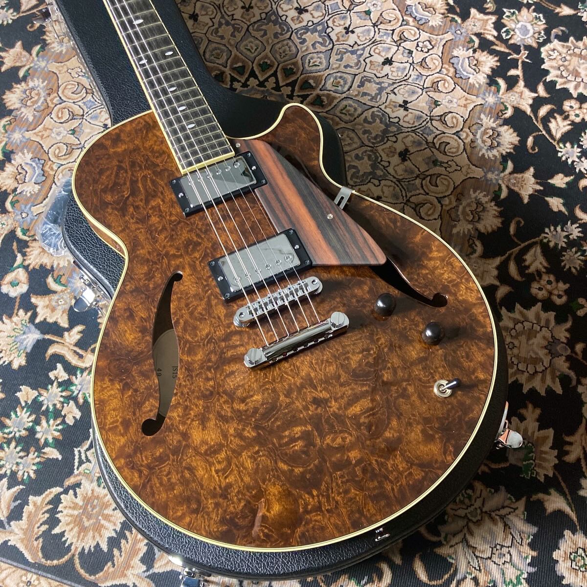 Kikuchi Guitars JS15 Imbuia Burl Limited 2025 BACK_S