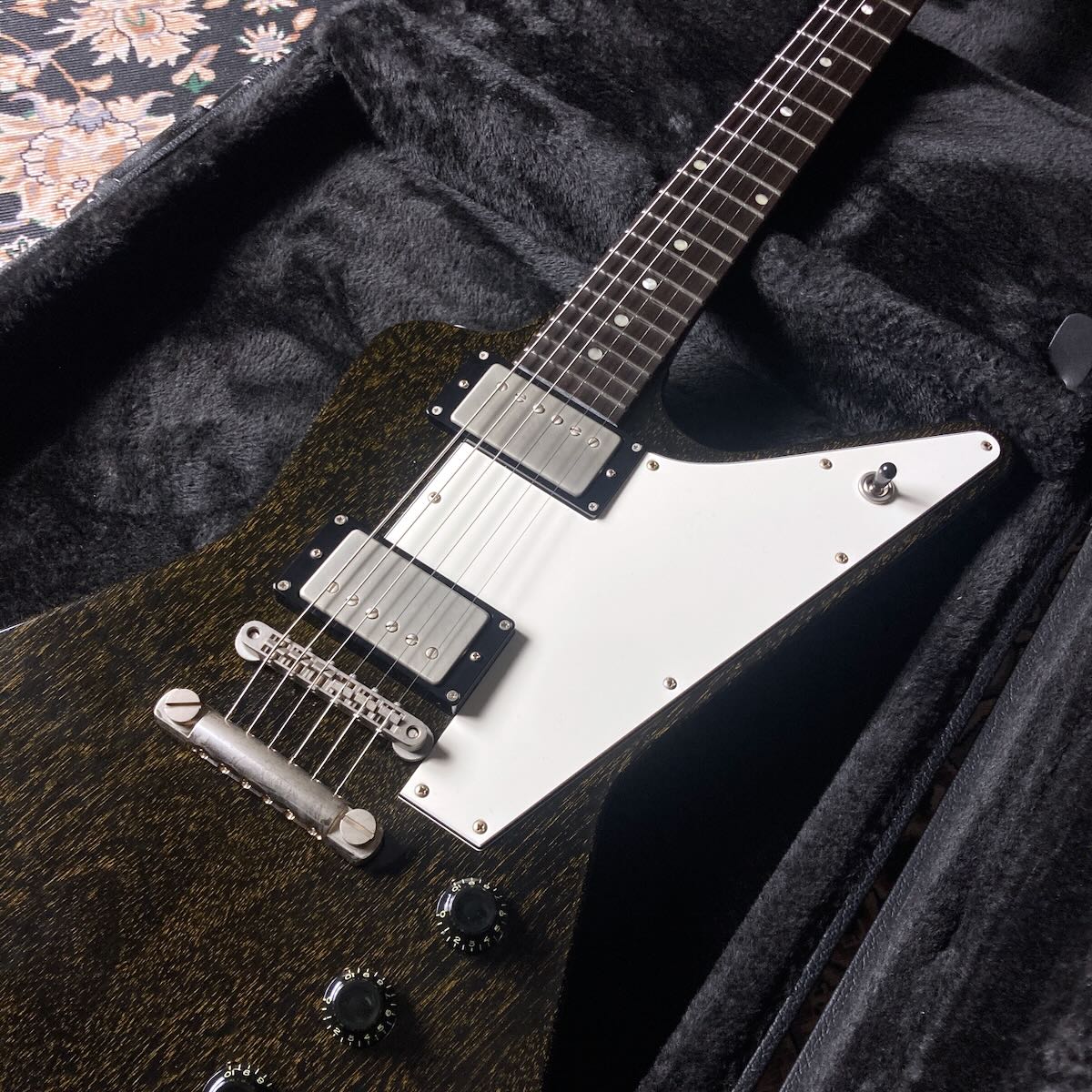 Bizen Works Burned EXP Mahogany/Brazilian Rosewood FB Gold Fox BACK