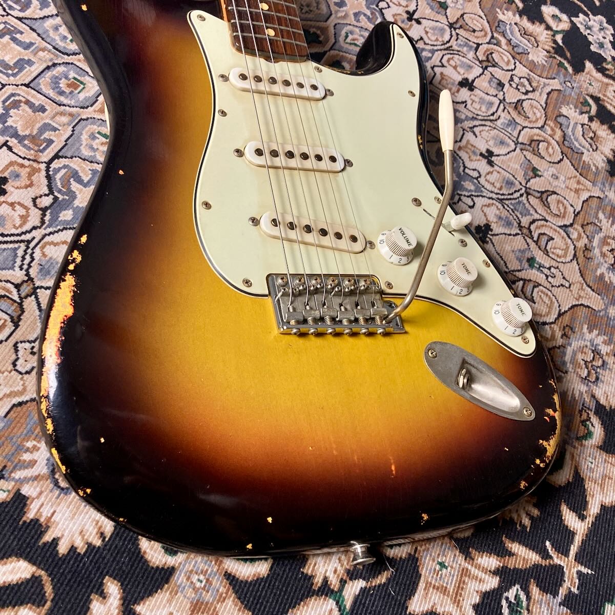 Rebel Relic 59 S-Series 3-Tone (Faded Red) Faded 3CS BACK_S