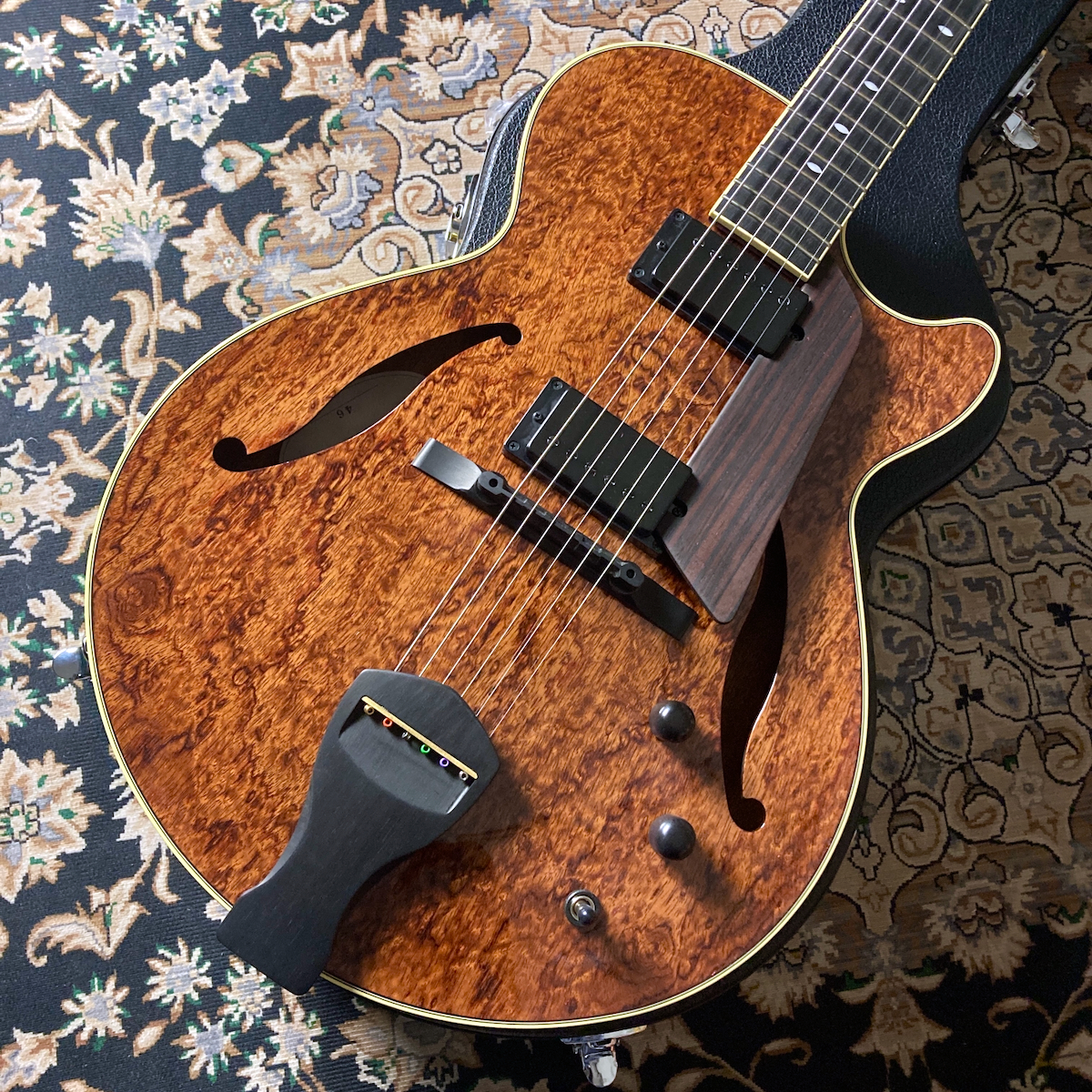 Kikuchi Guitars MF15L 2HB Bubinga Limited #46 FRONT