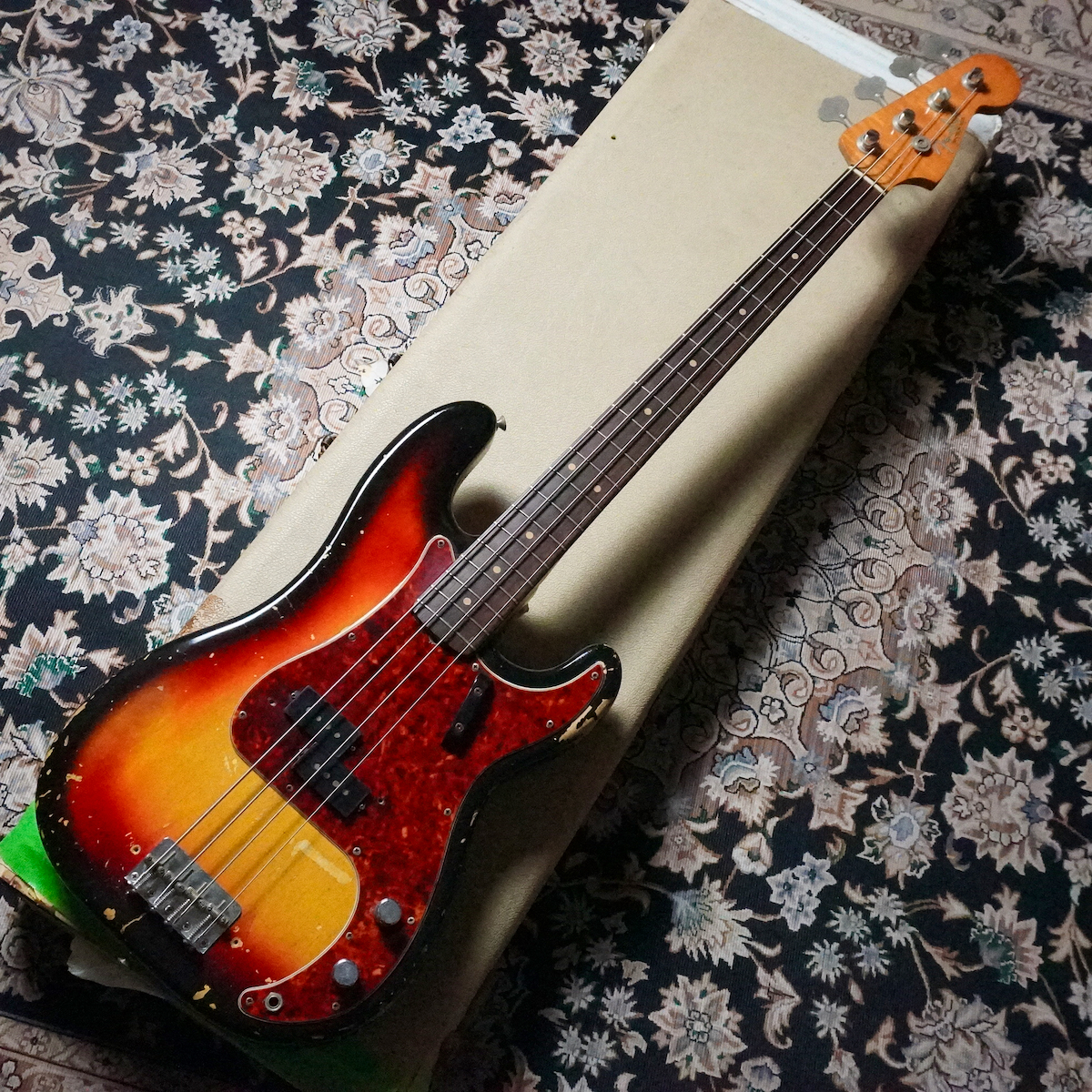 Fender 1963 Precision Bass Sunburst/Excellent flame Neck!