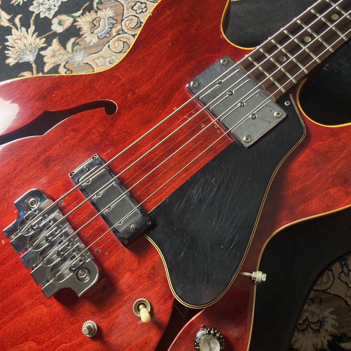 Gibson 1968 EB-2DC (Dual P.U / Cherry) BACK