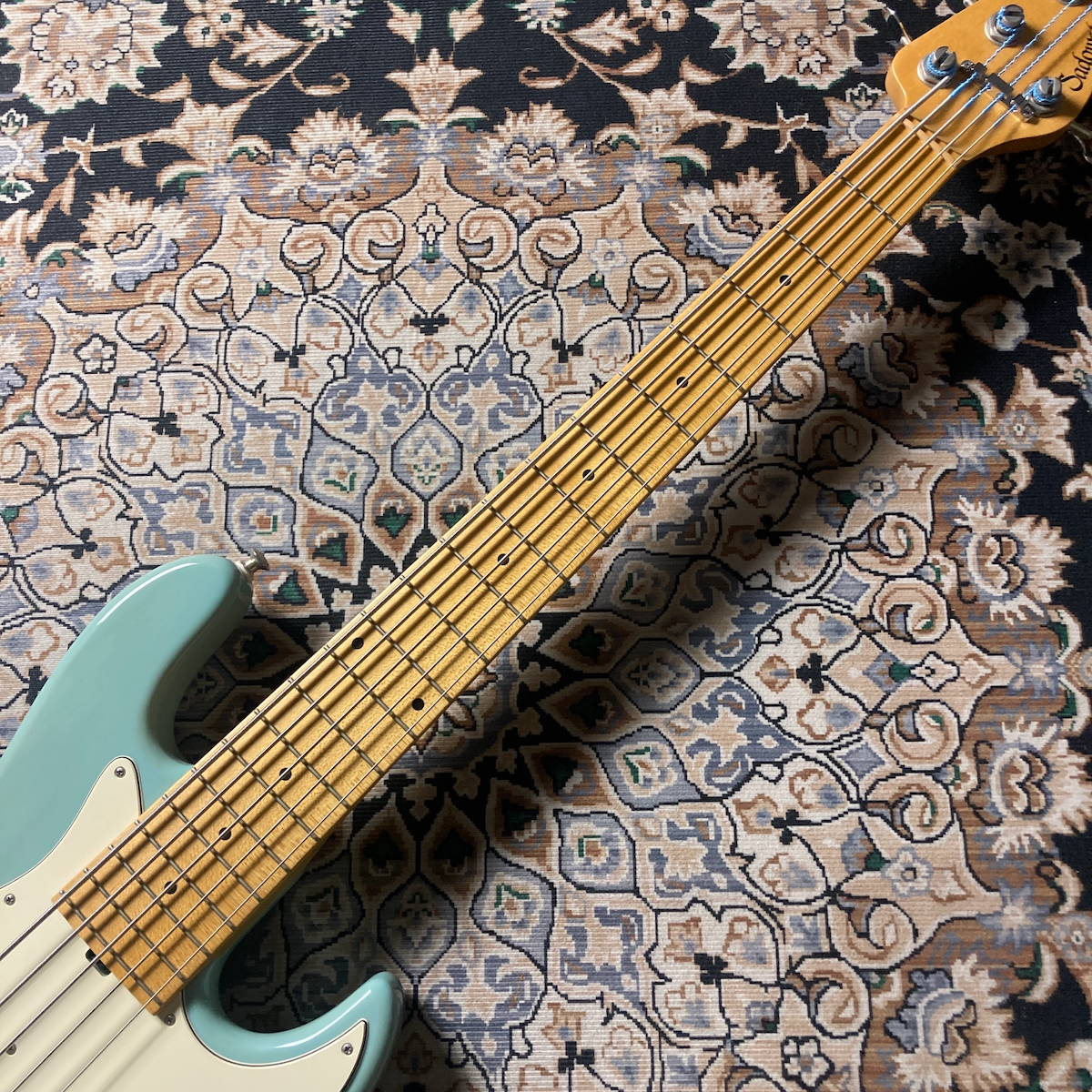 Sadowsky NYC Vintage 5 String J Bass (Transparent Sonic Blue) BACK