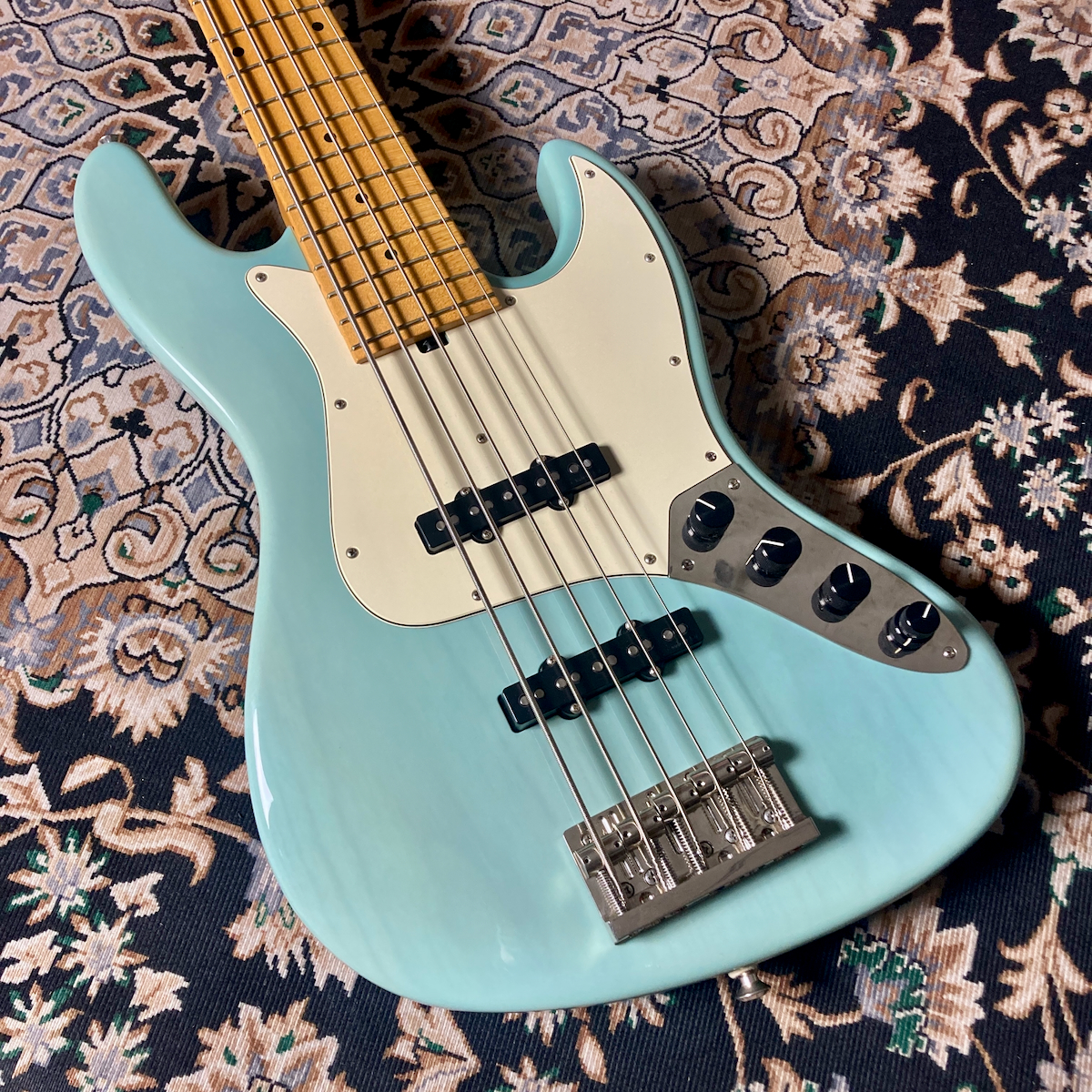 Sadowsky NYC Vintage 5 String J Bass (Transparent Sonic Blue) BACK_S