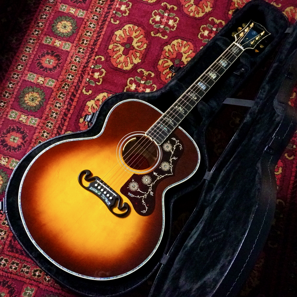 Gibson Custom Shop SJ-200 Quilt Avalon Custom / Sunburst 